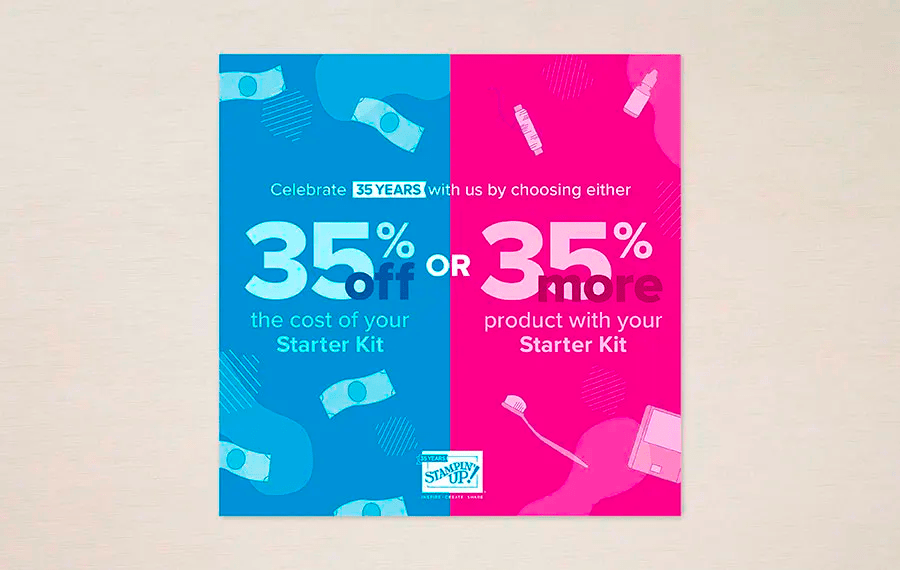 Stampin' Up! 35 year Joining Promotions