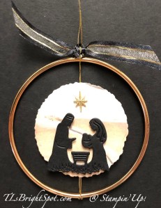 Stampin' Up! Night Divine Dies Ornament 1