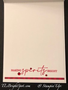 Stampin' Up! Joy of Noel, card inside