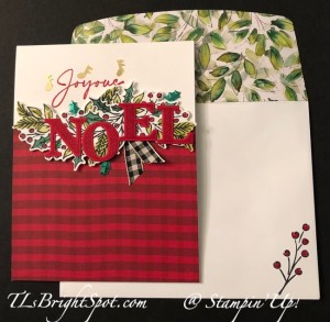 Stampin' Up! Joy of Noel card & envelope