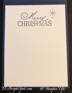 Stampin' Up! Card 2 Merriest Trees, inside