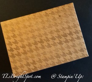 Stampin' Up! Kraft Note Card Box Bottom w/ Abundant Beauty Masks