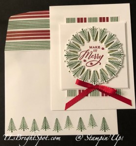 Stampin' Up! Wishes All Around card & envelope