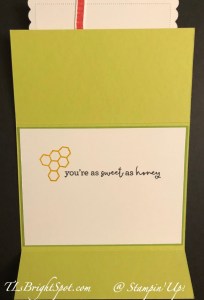 Stampin' Up! Bee Mine Valentine Off-Set Gatefold