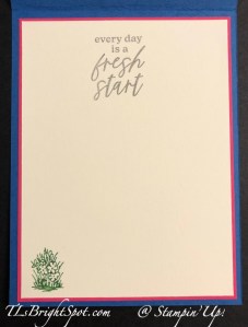 Stampin' Up! Garden Meadows inside