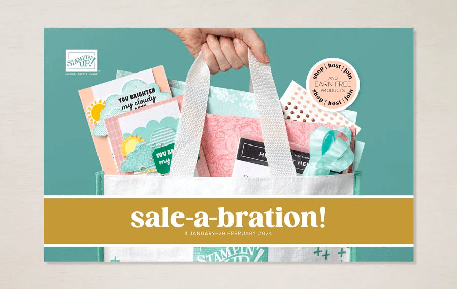 Stampin' Up! Sale-a-bration Catalog Jan4-Feb 29, 2024