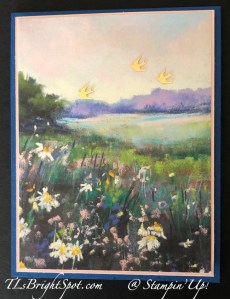 Stampin' Up! Meandering Meadows DSP, hello