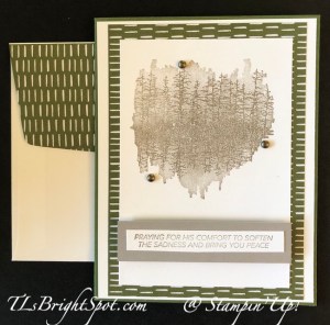 Stampin' Up! Quiet Reflection card & envelope