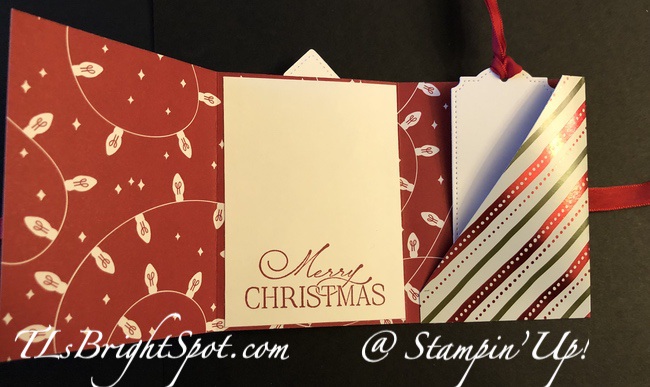 Stampin' Up! Shining Christmas & Merriest Trees Dies gift card.3