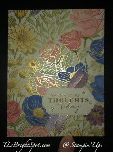 Stampin' Up! Gold Foiled Flowers & Envelopes card front