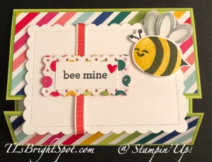 Stampin' Up! Offset Gatefold Bee My Valentine