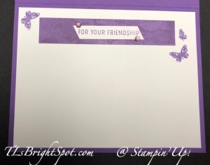 Stampin' Up! Perennial Thank You Card, inside