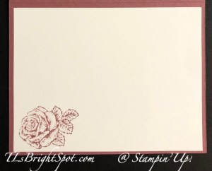 Stampin' Up! Stippled Roses & Blender Pen