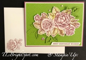 Stampin' Up! Stippled Roses & Blender Pen