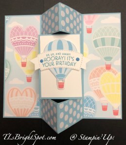 Stampin' Up! Hot Air Balloon Center Pop-Up Fun Fold