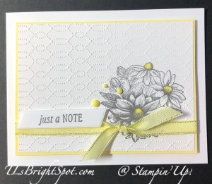 Stampin' Up! Inspirational Thoughts card front