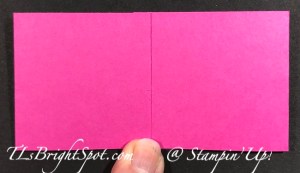 Stampin' Up! Triple Box card step 2b