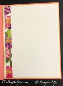 Stampin' Up! Simply Zinnia Birthday, inside card