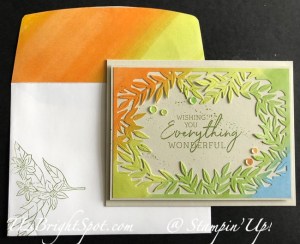 Stampin' Up! Citrus Blooms bundle for the hop