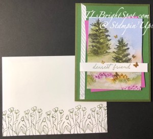 Stampin' Up! Thoughtful Wishes card & envelope