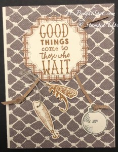 Stampin' Up! Gone Fishing stamp set & dies card front