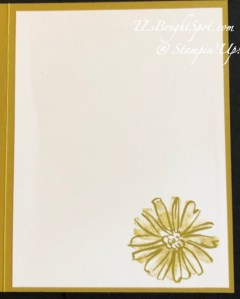 Stampin' Up! Poetic Expressions Thank You Card, inside