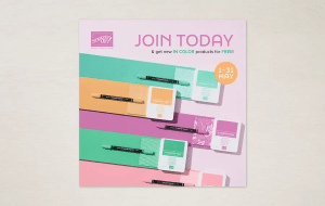 Stampin' Up! Joining Promo 1-31 May