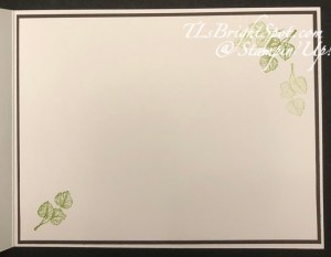 Stampin' Up! Loveliest Trees thank you, inside