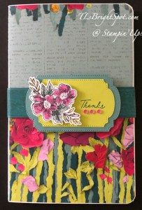 Stampin' Up! Masterfully Made DSP & Thoughtful Expressions bundle, notepad cover