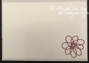 Stampin' Up! Notecards & Earthen Elegance DSP, inside card 1