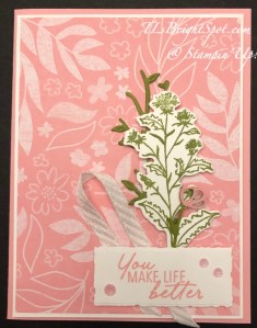 Stampin' Up! Thoughtful Wishes & 24-26 In Color 6x6 card front