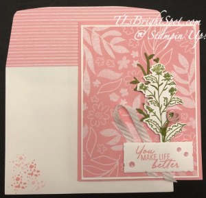 Stampin' Up! Thoughtful Wishes & 24-26 In Color 6x6 card & envelope