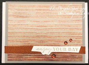 Stampin' Up! Note Card & Earthen Elegance