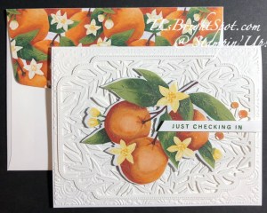 Stampin' Up! Citrus Blooms Bundle card & envelope