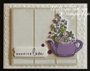 Stampin' Up! Country Flowers Bundle Sympathy Card front