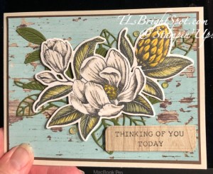 Stampin' Up! Magnolia Mood Bundle, card front