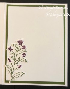 Stampin' Up! Thoughtful Wishes, inside card