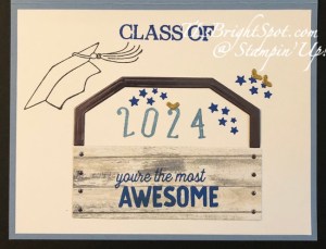 Stampin' Up! Trusty Tools, card inside