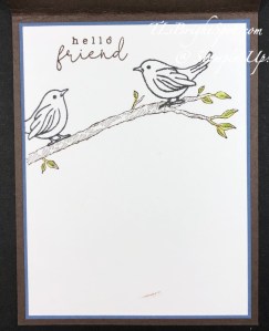 Stampin' Up! Country Birdhouse card w/ Nested Friends