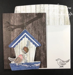 Stampin' Up! Country Birdhouse card & envelope