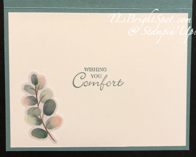 Stampin’ Up! Frames & Flowers Sympathy Card | TLsBrightSpot