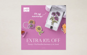 Stampin' Up! 10% off machine sale

