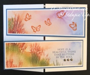Stampin' Up! Thoughtful Journey Gatefold card front