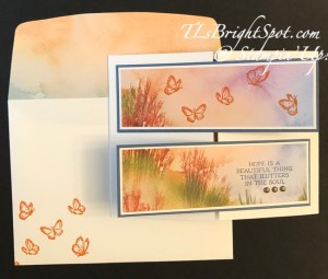 Stampin' Up! Thoughtful Journey Gatefold card & envelope