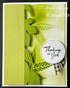Stampin' Up! Changing Leaves Sympathy Card front