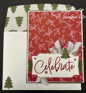 Stampin' Up! Iconic Celebrations Holiday Card & envelope