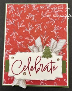 Stampin' Up! Iconic Celebrations Holiday card front