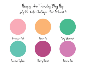 Stampin' Up! Color Challenge for the hop