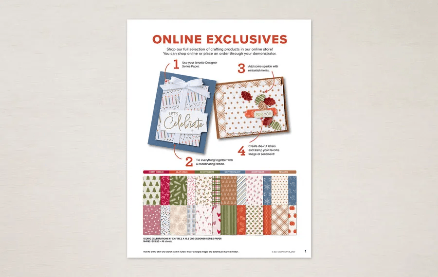 Stampin' Up! ONLINE EXCLUSIVE Iconic Celebrations