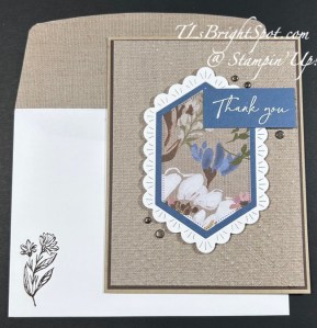 Stampin' Up! Wildflower Designs card & envelope
